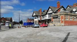 Police Cordon at Walkden Pub after Stabbing