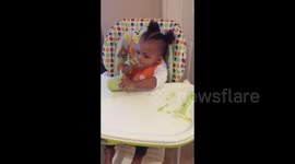 Toddler Goes Viral from Eating an Avocado