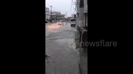 Japan: Typhoon Bavi Brings Heavy Rain, Flooding To Okinawa 2