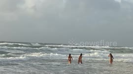 Tropical Storm Laura's high winds and surf lash south Florida