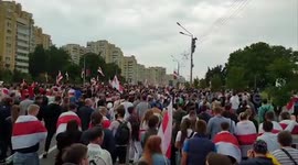 Belarus: Mass Opposition Protests Continue In Minsk 4