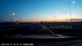 dashcam -  dangerous on the highway