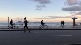 Getting back to normal life in a Rio de Janeiro.