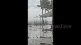 Tropical Storm Laura devastates Florida beaches