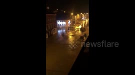 Storm Francis causes flooding in County Cork, Ireland