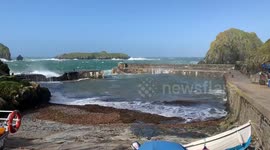 UK: Storm Francis Hits Devon And Cornwall With Gusty Winds And Heavy Rainfalls