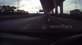 Drunk driver speeds wrong way along road before hitting oncoming car