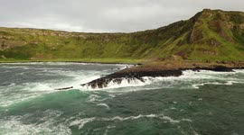 Giant's Causeway Drone Footage