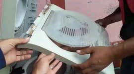 Boy, 5, stuck in washing machine after trying to hide and surprise his mother