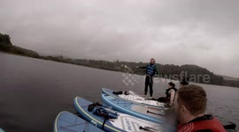 Paddle boarding game