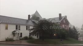 US: Severe Thunderstorm Batters Coastal New England