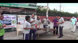 People were given immunity booster Ayush decoction to protect against corona  Kaithal Cycle Club and Haryana AYUSH department jointly set up a decoction stall