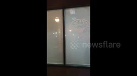Atlanta police department damaged during protests following Jacob Blake shooting