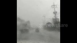 Typhoon Bavi approaches in South Korea, strong winds pick up in Southern Jeju