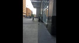Seconds after shot went off