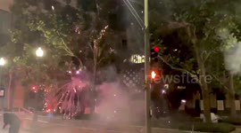 Clashes break out in Oakland, California over Jacob Blake's shooting