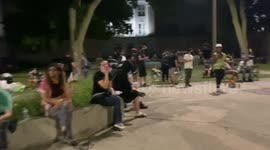 Smaller Crowd Out for Day 4 of Kenosha Protests