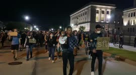 ‘Hands Up Don’t Shoot’ Chants at Kenosha Protests Night 4