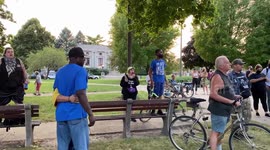 Interview with protesters in Kenosha, USA