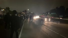 Oakland Jacob Blake Shooting Protesters Block Freeway