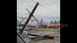 Aftermath of Hurricane Laura in Louisiana