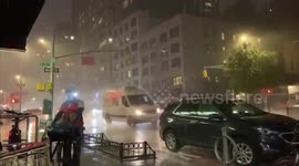 US: Warning Issued, Severe Thunderstorm Brings Intense Lightning To NYC