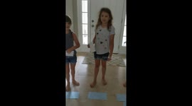 US kids play scavenger hunt with their military dad's return as the prize