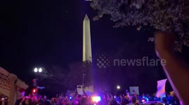 Baby Donald Trump makes an appearance as protesters brings party vibes to Washington, D.C