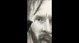 Chinese art teacher uses thousands of nails to create impressive artworks