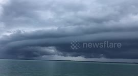 Storms cross international border