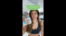 Is a Krispy Kreme donut healthier than a protein cookie?