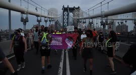 BLM protesters march on Brooklyn streets in