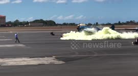 World War 2 Plane explosion at VJ 75th anniversary air show