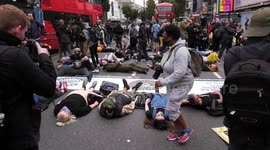 Scores join Black Lives Matter march in London
