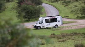 These pictures show the world's first solar-powered - ICE CREAM VAN