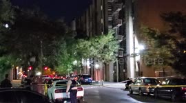 24 year old shot in the back | police canvass the area