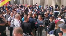 Germany: Thousands Protest Against COVID-19 Regulations In Berlin