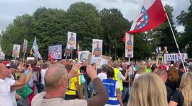 Germany: Thousands Protest Against COVID-19 Regulations In Berlin 3