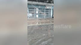 Heavy Rain Floods Roads In Bangkok, Thailand
