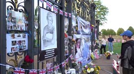 Tributes pour in for Princess Diana's death 23 years on outside her former Kensington Palace home