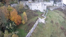 Gwrych castle in Abergele - Conwy, Wales Drone footage Im a celebrity