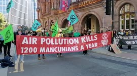 Road Block in place in Manchester