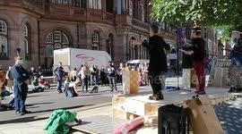 Speakers at XR Manchester