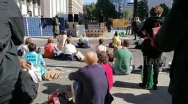 Activists Social Distancing in Manchester