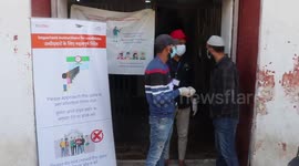 Students attend exams in northern India despite coronavirus restrictions