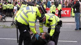 Dozens arrested at Extinction Rebellion protest in London