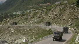 Intense Himalayan border standoff between China and India
