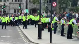 Extinction Rebellion protest takes place under heavy police presence