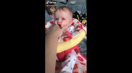 Baby giggles are the best