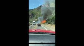Glenwood Canyon, Grizzly Creek Fire Captured